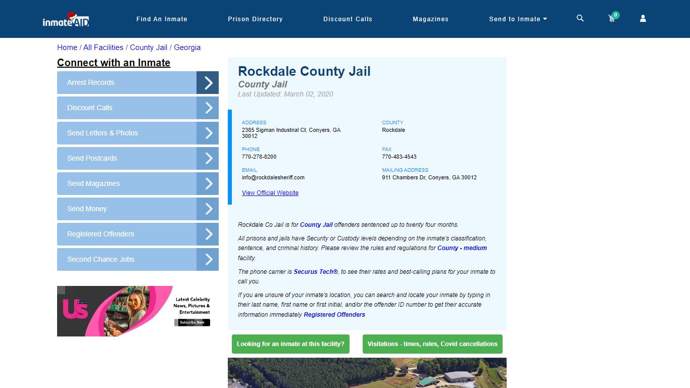 Rockdale County Jail - Inmate Locator - Conyers, GA